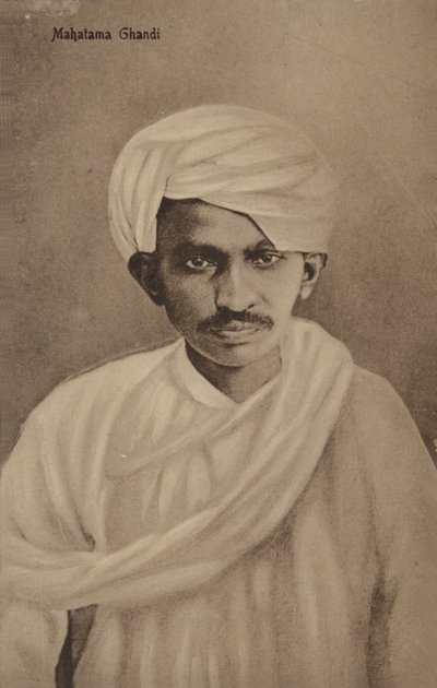 Mahatma Gandhi autorstwa Indian photographer