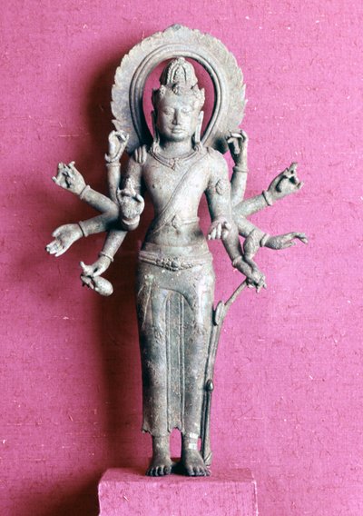 Awalokiteśwara... Buddyjskie bóstwo. Statuetka z Jawy - VIII wiek. C.. Paryż, Musée Guimet autorstwa Indonesian