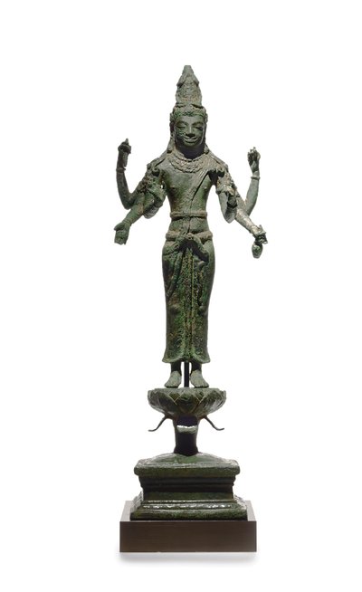 Figura Awalokiteśwary (brąz) autorstwa Indonesian