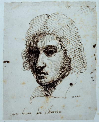 Rysunek Guercina (pióro i tusz na papierze) autorstwa Inigo Jones