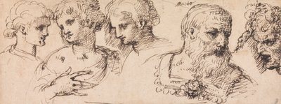 Pięć klasycznych głów autorstwa Inigo Jones
