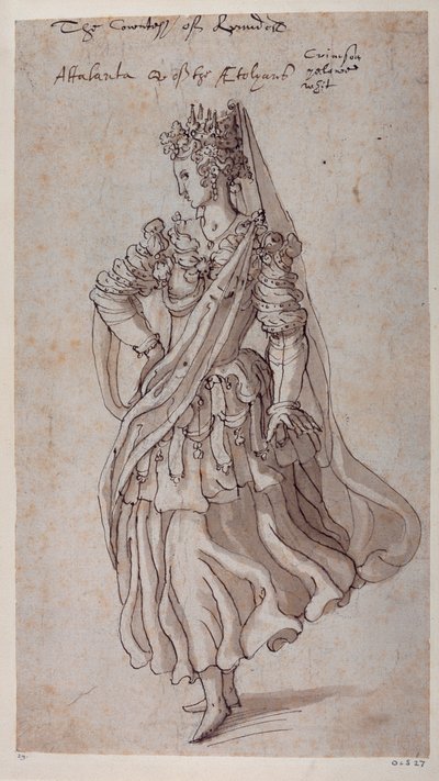 Królowa Atalanta autorstwa Inigo Jones