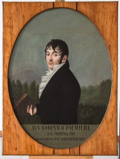 Portret Ludovico Palmieri (olej na płótnie) autorstwa Ippolito Bianchini Ciarlini