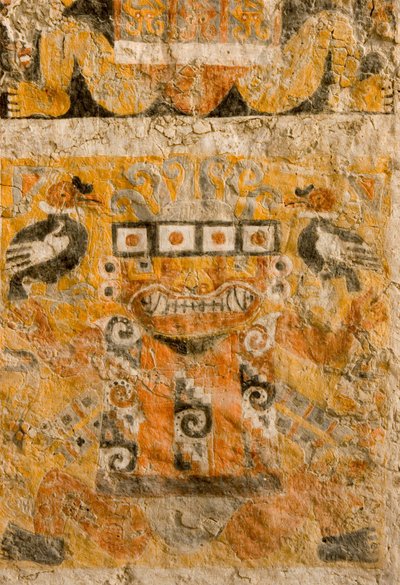 W Huaca El Brujo, głównym pochówku w północno-zachodnim rogu El Brujo, 2005 r. (zdjęcie) autorstwa Ira Block