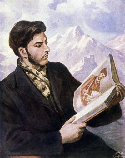 Młody Stalin autorstwa Iraklij (after) Toidze