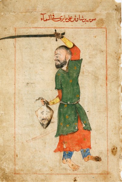 Konstelacja Perseusza z Księgi Gwiazd Stałych autorstwa Al-Sufi autorstwa Iranian Master