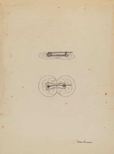 Broszka autorstwa Irene Lawson