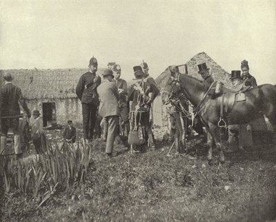 Miejsce eksmisji, posiadłość Vandeleur, hrabstwo Clare (zdjęcie czarno-białe) autorstwa Irish Photographer
