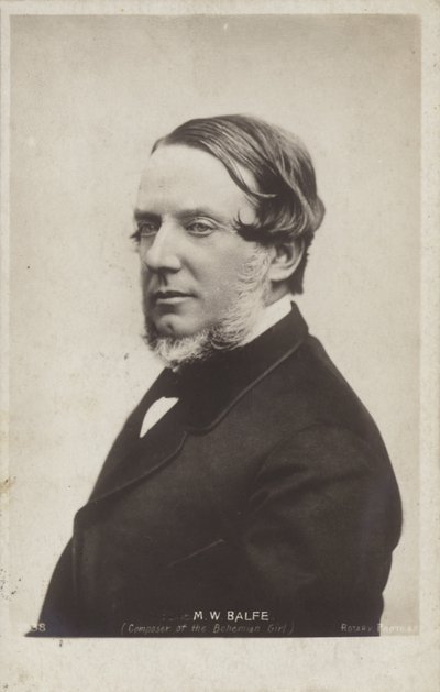 Michael William Balfe, kompozytor irlandzki (1808-1870) autorstwa Irish Photographer
