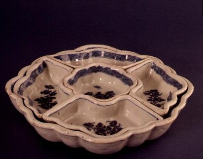 Danie do przystawek, ok. 1760 (ceramiczne) autorstwa Irish School