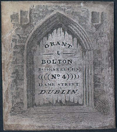 Karta handlowa, Grant & Bolton autorstwa Irish School
