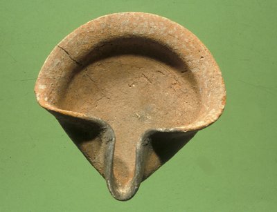 izraelicka lampa naftowa (terakota) autorstwa Iron Age