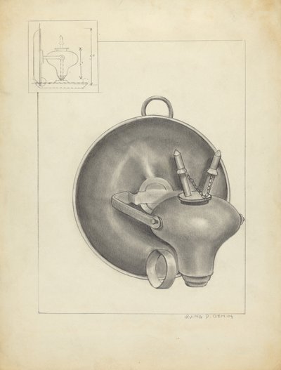 Lampa autorstwa Irving D. Genin