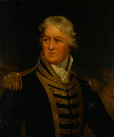 Admirał Charles Middleton, późniejszy lord Barham (1726-1813), początek XIX wieku (olej na płótnie) autorstwa Isaac (after) Pocock