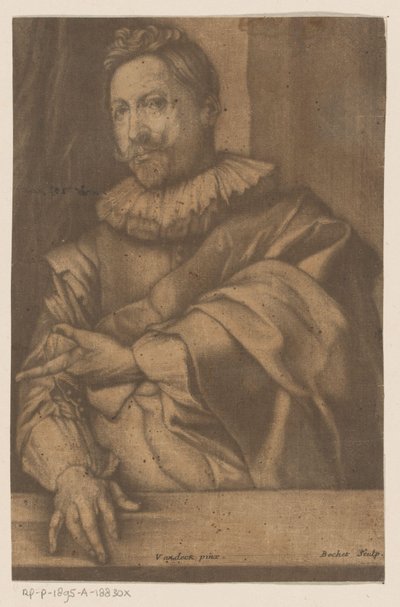 Portret Teodora van Loona autorstwa Isaac Beckett (possibly)