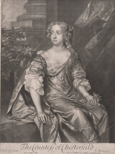 Elżbieta, hrabina Chesterfield (1640-1665) autorstwa Isaac Beckett