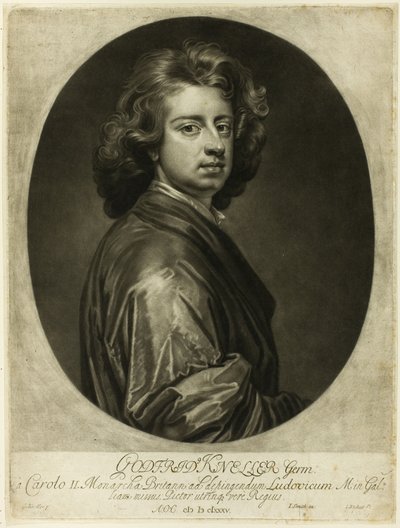 Portret Godfreya autorstwa Isaac Beckett
