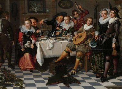 Wesoła Firma, 1629 autorstwa Isaac Elias