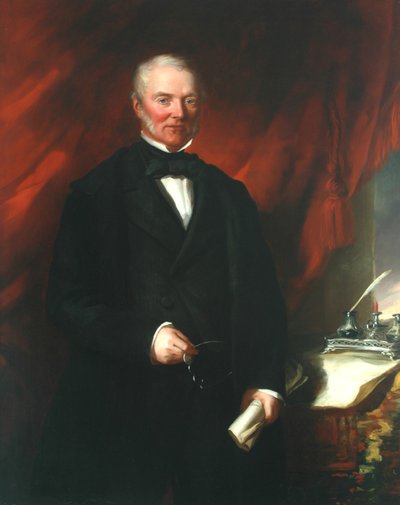 Robert Milligan, ok.1855 autorstwa Isaac Faulkner Bird