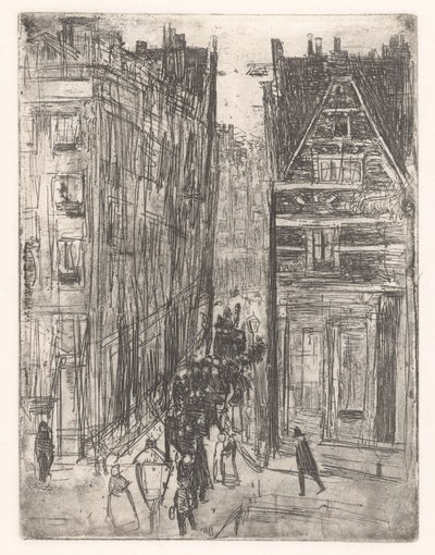 Gasthuismolensteeg w Amsterdamie autorstwa Isaac Israels