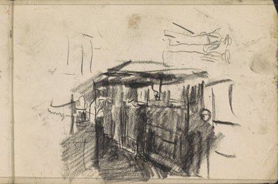 Widok ulicy w nocy autorstwa Isaac Israels
