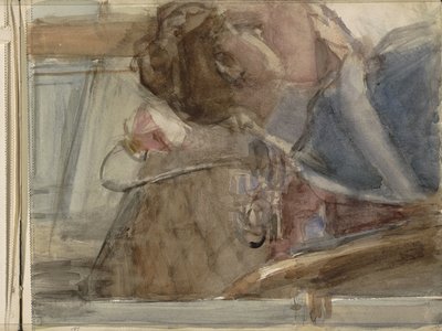 Kobieta przy stole autorstwa Isaac Israels