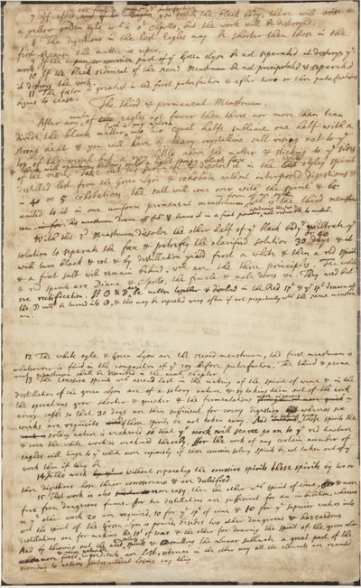Polowanie na Zielony Lyon, verso, ok. 1700 autorstwa Isaac Newton