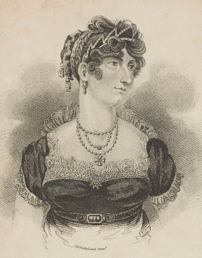 Jej Królewska Wysokość Księżniczka Walii autorstwa Isaac Robert Cruikshank