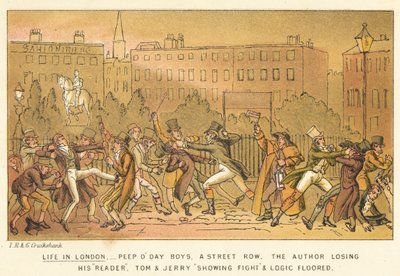 Życie w Londynie autorstwa Isaac, Robert and George Cruikshank