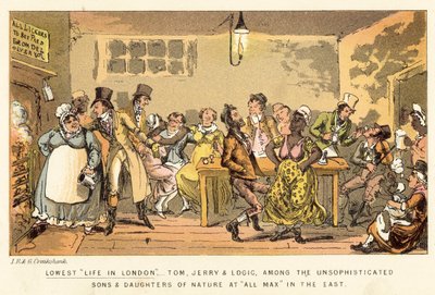Najniższe życie w Londynie autorstwa Isaac, Robert and George Cruikshank