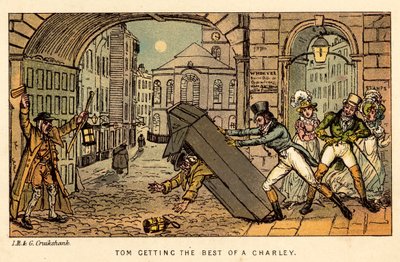 Tom dostaje to, co najlepsze z Charleya autorstwa Isaac, Robert and George Cruikshank