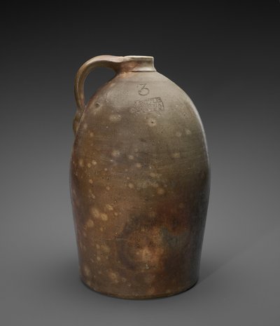 dzbanek, ok. 1873-1882 (kamionka glazurowana solą) autorstwa Isaac Suttles Pottery