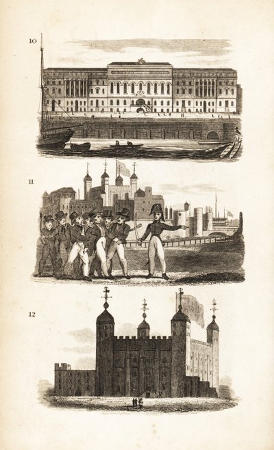 Urząd celny, gang prasowy i Tower of London autorstwa Isaac Taylor