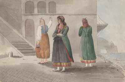 Kostium w Procida-Neapol autorstwa Isaac Weld