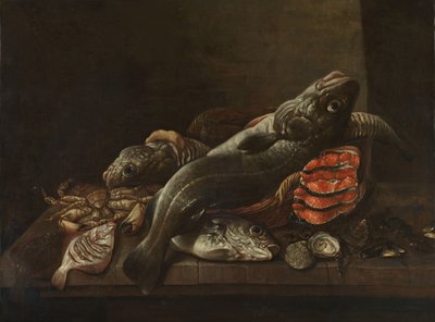 Martwa natura z rybą autorstwa Isaac van Duynen
