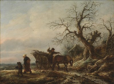 Zimowa scena autorstwa Isaack van Ostade