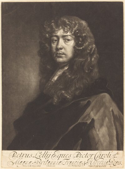 Sir Peter Lely autorstwa Isaak Beckett after Sir Peter Lely