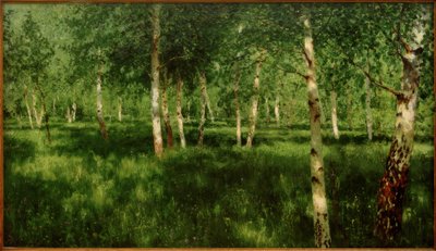 Birkenhain autorstwa Isaak Ilyich Levitan