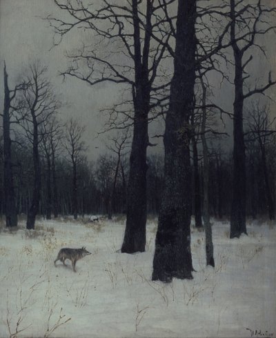 Las zimą, 1885 autorstwa Isaak Ilyich Levitan