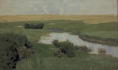 Mała rzeka Istra, 1885-1886 autorstwa Isaak Ilyich Levitan