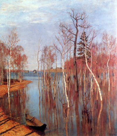 Wiosenne powodzie autorstwa Isaak Ilyich Levitan