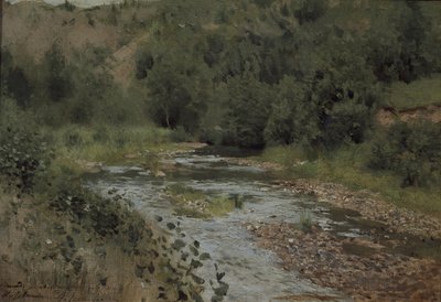 Strumień, lata 80. XIX wieku autorstwa Isaak Ilyich Levitan