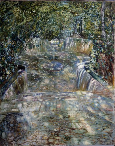 „La fontaine” Peinture de Isaak Izrailevich Brodsky (Brodski) (1884-1939) 1909 Regionalne Muzeum Sztuki, Rostów nad Donem autorstwa Isaak Israilevich Brodsky