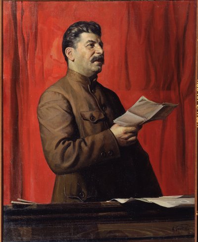 Portret Stalina autorstwa Isaak Israilevich Brodsky