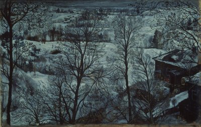 Pejzaż zimowy, 1917 autorstwa Isaak Israilevich Brodsky
