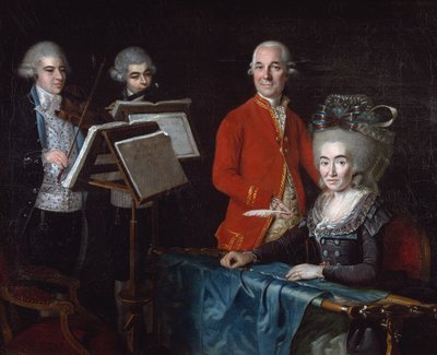 Grupa rodzinna, 1781 autorstwa Isabelle Pinson
