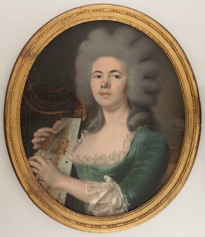 Przypuszczalnie portret to Rosalie Dugazon (1755-1821), śpiewaczka (olej na płótnie) autorstwa Isabelle Pinson