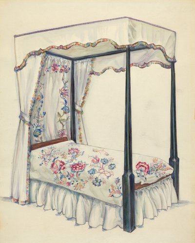 Łóżko autorstwa Isadore Goldberg