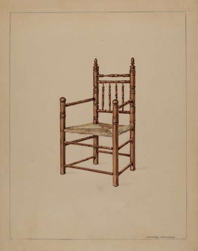Krzesło autorstwa Isadore Goldberg