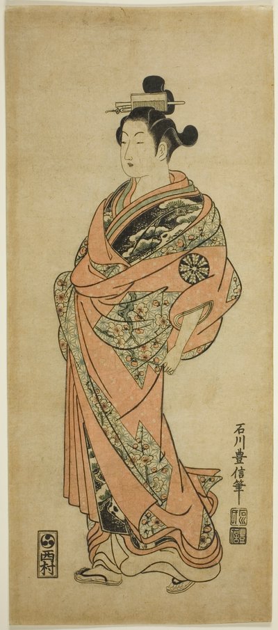 Aktor Nakamura Tomijuro I autorstwa Ishikawa Toyonobu